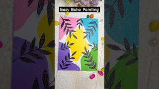 Easy boho painting 😍 painting shorts canvaspainting acrylicpainting [upl. by Barta95]