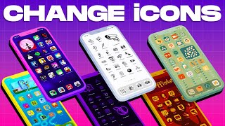 How to Change App Icons in iOS 16 on iPhone [upl. by Lertnom656]