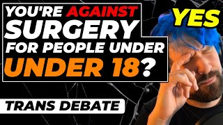 Vegan Gains Confronts Destiny For Being Against Surgery For Minors [upl. by Mandie]