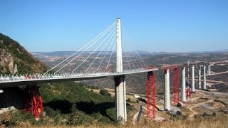 Launching the Millau Viaducts Bridge Deck Sections  Enerpac Heavy Lifting Technology [upl. by Alracal]