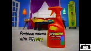 Prosolve Carpet Cleaner Commercial  1996 [upl. by Haldis92]