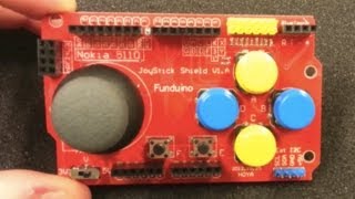 Funduino Joystick Shield Review [upl. by Ezarra]