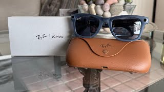 RayBan Meta Wayfarer Unboxing [upl. by Ylrebmit]