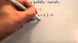 Solving Quadratics using Factorisation  Corbettmaths [upl. by Reece]