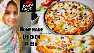 Pizza Recipe in Tamil  Homemade Chicken Pizza Recipe  Easy Pizza Recipe  How to make Pizza Sauce [upl. by Otnicaj5]