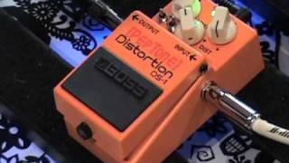 PepTone Electronics Boss DS1 Distortion Mod guitar effects demo [upl. by Poulter575]