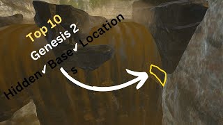 Top 10 Genesis 2 Rathole hidden locations Ark Survival Evolved [upl. by Treva]