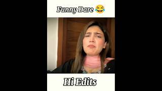 Iqra kanwal Areeb Pervaiz funny Dare Challenge😂Sistrology youtubeshorts youtubeshorts viralshorts [upl. by Llenyar382]