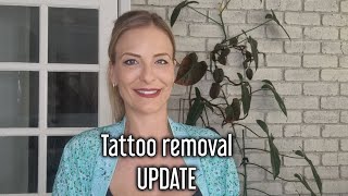 Tattoo removal UPDATE [upl. by Bridget375]