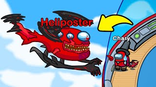 Heliposter  The Mysterious Helicopter Among Us Animation amp Story [upl. by Calva]