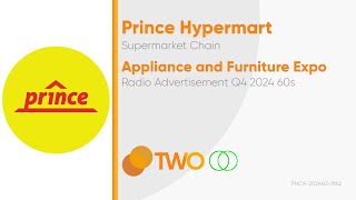 Prince Hypermart Appliance and Furniture Expo Radio Ad Q4 2024 60s ST [upl. by Neelie]