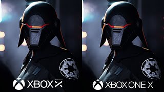 Star Wars Jedi Fallen Order  Xbox Series X vs Xbox One X Comparison  Frame Rate Test [upl. by Laspisa]