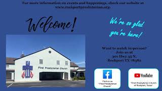 First Presbyterian Church of Rockport Texas is Live [upl. by Lewan]