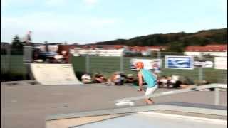 Adrian Honsberg  Gilching Scooter Contest  1st Place  Faceplant [upl. by Yornoc]