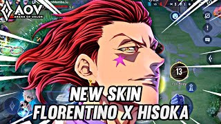 New skin Florentino x Hisoka  arena of valor [upl. by Yekcor362]