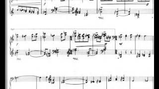 Schnittke Piano Sonata 1  II Allegretto with score [upl. by Janenna]