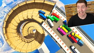 GTA V Online CORRIDA VAI E VOLTA da descida ESPIRAL JOGO DO LADRÃO [upl. by Navanod408]