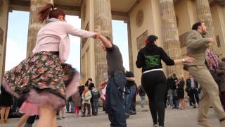 STROLL AND JIVE  flashmob  Berlin Germany April 2013 [upl. by Hatcher]