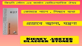 dr reckeweg r 27dr reckeweg r27reckeweg r27uses of reckeweg r 27reckeweg r27 reviewkidney stone [upl. by Anuahsat]