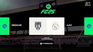 HERACLES vs AJAX Eredivisie 2425 Gameplay EA FC 25 eafc25 easports [upl. by Pavel191]