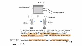 Oscillation Exam Questions  A Level Physics AQA Edexcel level 3 [upl. by Ludly]