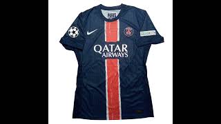 🇫🇷 PARIS SAINTGERMAIN 20242025 home jersey UEFA CHAMPIONS LEAGUE [upl. by Neumann]