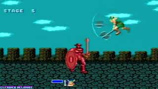 Golden Axe Mega DriveGenesis Gilius Thunderhead Playthrough  Stage 5 amp 6 No Commentary [upl. by Pine353]