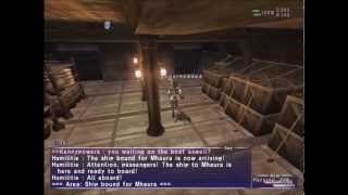 Final Fantasy XI Selbina Boat ride to MhauraBastok to Windurst part 5 [upl. by Jewelle]