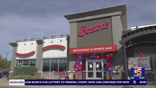 Bostons Restaurant and Sports Bar opens their doors since electrical fire [upl. by Allan]