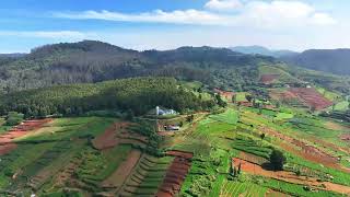 Drone View of Muthorai CSI church  OOTY [upl. by Arihsaj]