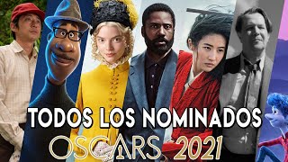 TODOS los NOMINADOS OSCAR 2021  Nominaciones Oscar 2021  CuriosiFilms [upl. by Ferdinande]