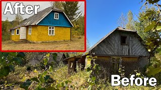 Restoration of a 50yearold dacha in the mountains Start to Finish [upl. by Drarrej747]