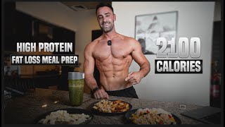 High Protein Meal Prep for Fat Loss amp Muscle Building  2100 Calories [upl. by Aniv]