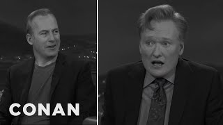 Bob Odenkirk Shows Conan How To Act In Black amp White  CONAN on TBS [upl. by Sajet]