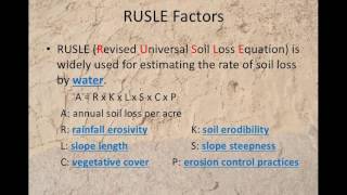 Soil Erosion using RUSLE [upl. by Arola]