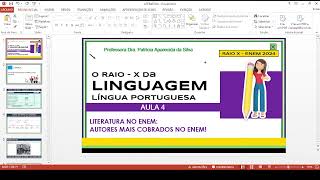 Live Literatura ENEM 2024  PathySilva [upl. by Chauncey414]