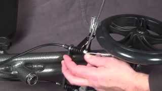 790 Knee Walker Wheel Lock Replacement Tutorial [upl. by Ibbor602]