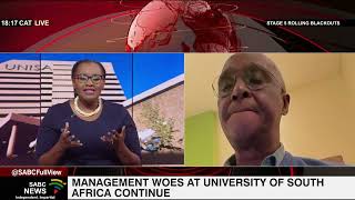 Management woes at Unisa Prof Barney Pityana [upl. by Cohbath189]