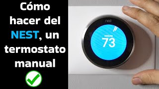 Cómo hacer el manual del termostato Nest [upl. by Mourant]