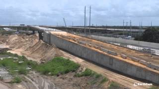 Florida DOT I4 Connector Project TimeLapse [upl. by Cynarra958]