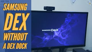 How to Use Samsung Dex without a Dex dock India  Pocketable Desktop Solution [upl. by Enelaehs353]