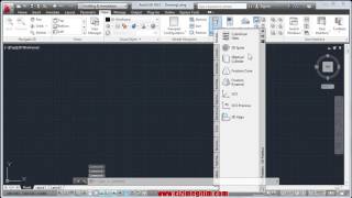 3ders autocad ribbon şerit menü [upl. by Tiffany215]