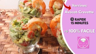 Recette Avocat Crevettes Facile Et Rapide [upl. by Harelda856]