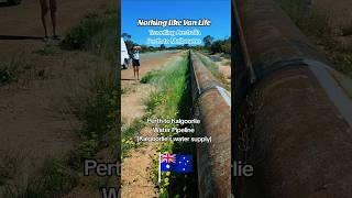 Beside the Perth to Kalgoorlie Water Pipeline travel australia vanlife spring [upl. by Kristoforo127]