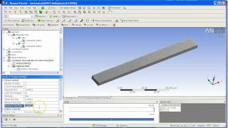 ANSYS Workbench MEMS Bimetallic Strip Simulation [upl. by Ynnav]