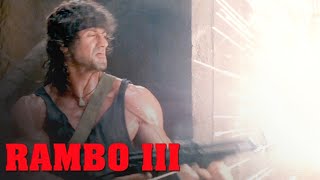 Rambos Gun amp Grenade Onslaught Scene  Rambo III [upl. by Ced384]