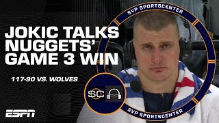 Nikola Jokic says Nuggets were reminded to ‘play like a champion’ by Coach Malone  SC with SVP [upl. by Catt959]