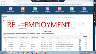 Reemployment in IFHRMS [upl. by Ameer901]