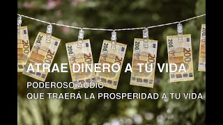 💵 PODEROSO audio con MENSAJE para ATRAER el DINERO y prosperidad  Audio de LLUVIA 💵  HD [upl. by Noiramaj677]