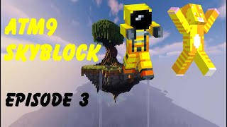 ATM9 Skyblock Episode 3 Water and Metals [upl. by Airotcivairam372]